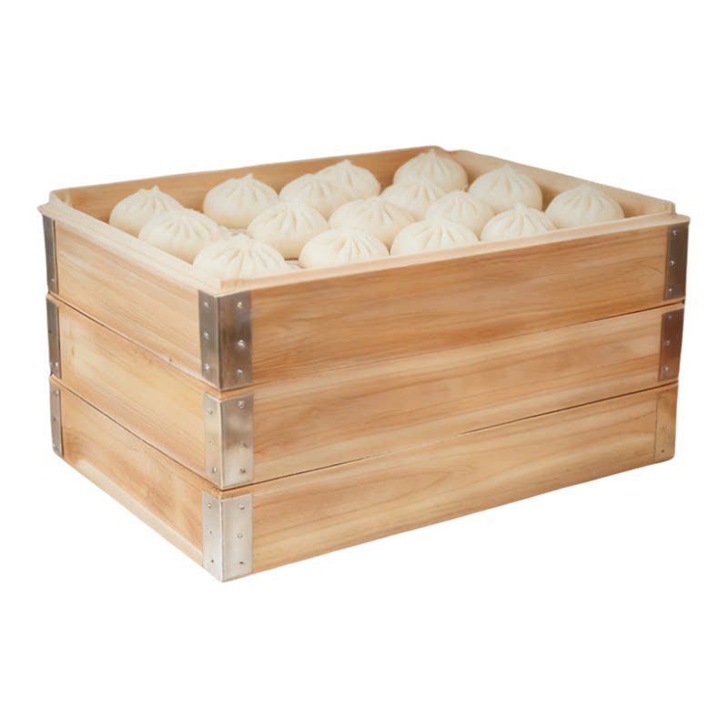 方形笼屉家用商用两用杉木蒸笼