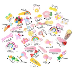 可爱小花发夹碎发儿童女宝宝公主小女孩发饰发卡夹子头饰超萌花朵