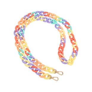 小蜜蜂扩音器彩色亚克力挂链包包链条手机背链拍立得包带珍珠配件