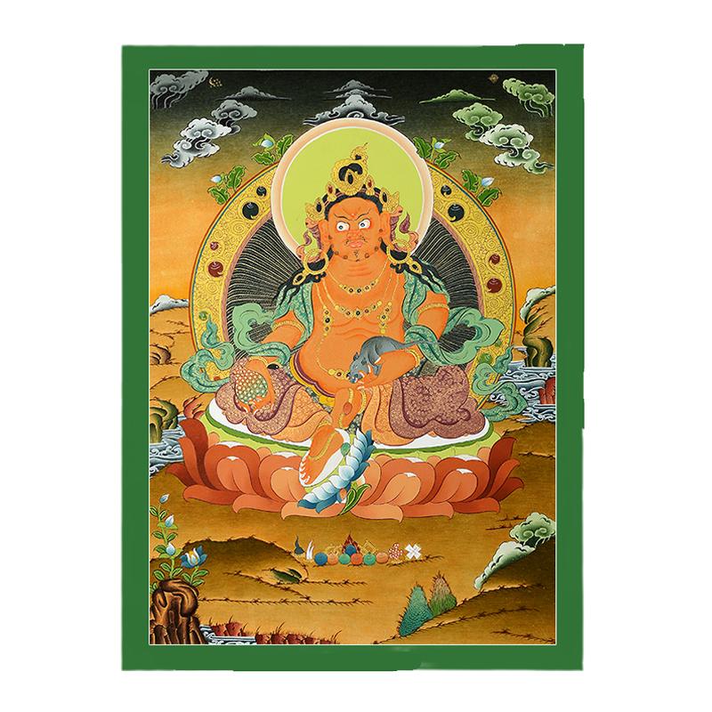 家居客厅装饰画玄关挂画手绘唐卡
