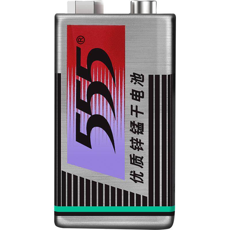 555 9V方块电池体温枪烟雾报警器话筒万用表九伏麦克风遥控器电池