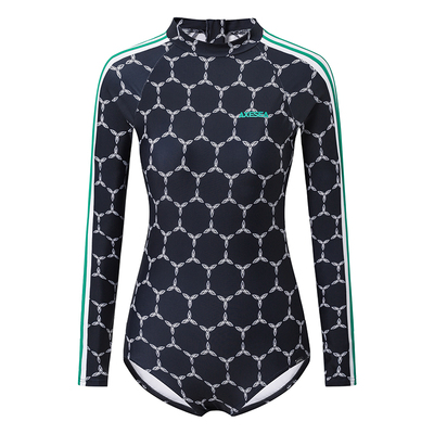 AXESEA长袖连体冲浪泳衣女