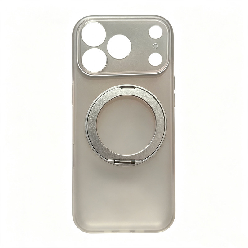 【磨砂超薄软壳】适用iPhone17promax手机壳360°旋转支架苹果16pro新款磁吸简约18promax全包裸机