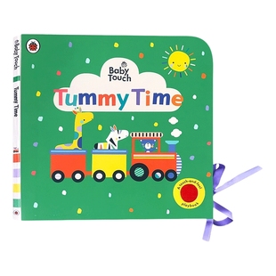 英文原版绘本 Baby Touch Tummy Time 宝宝触摸书 肚子上的时间 英文版 进口英语原版书籍儿童全英语书