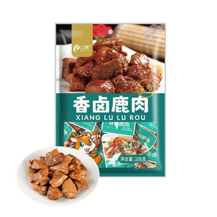 立鹿东北梅花鹿香卤麻辣鹿肉开袋即食熟食鹿肉下酒野餐