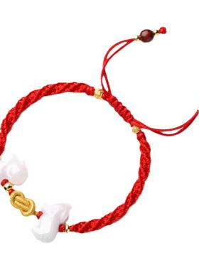 2026年属鼠冲值太岁红绳手链