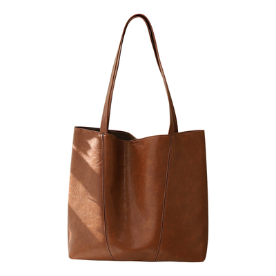 新款高级大容量通勤子母托特包