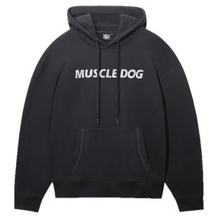 肌肉狗 运动健身卫衣男春季新品时尚迷彩印花休闲训练连帽套头衫