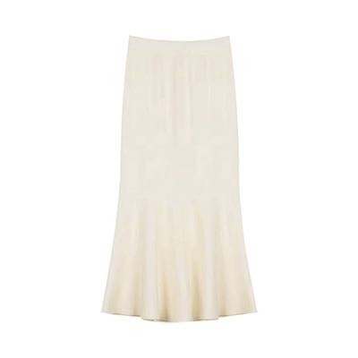 大码胖mm针织鱼尾裙女秋冬款