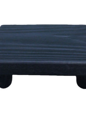 黑色碳化原木装饰品展示摆件花台