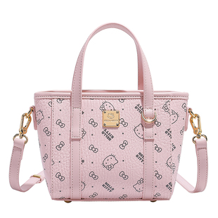 HelloKitty凯蒂猫菜篮子包时尚印花手提包包女小众迷你斜挎单肩包