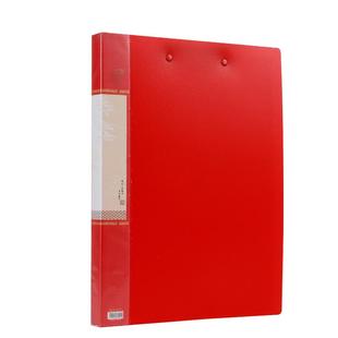 杰利 a4文件夹塑料打孔夹档案夹带孔资料夹双孔弹簧马夹办公用品活页册 高中生原子夹学生试卷书夹快劳夹定制