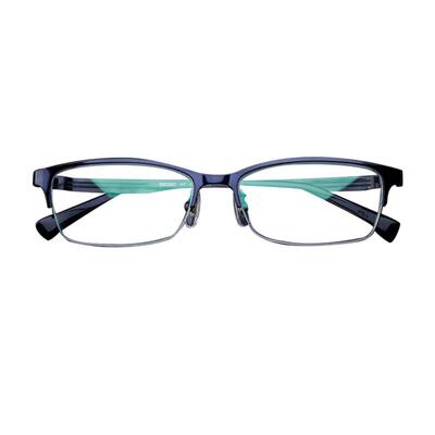 超轻纯钛精工眼镜半框