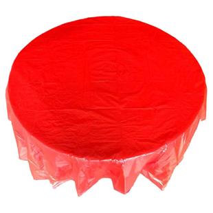 批一次性台布桌布加厚型酒店仿丝绸塑料结婚喜事圆桌餐桌布厂家发