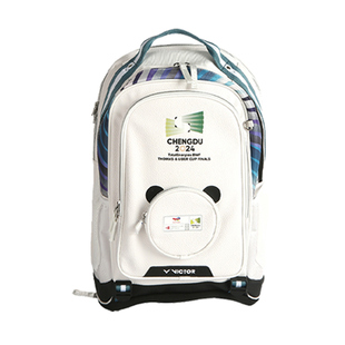 VICTOR/威克多胜利羽毛球包汤尤杯纪念款熊猫双肩背包BR5026TUC