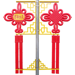 新农村路灯杆led中国结 工程户外新年亮化防晒灯笼道路装饰景观灯