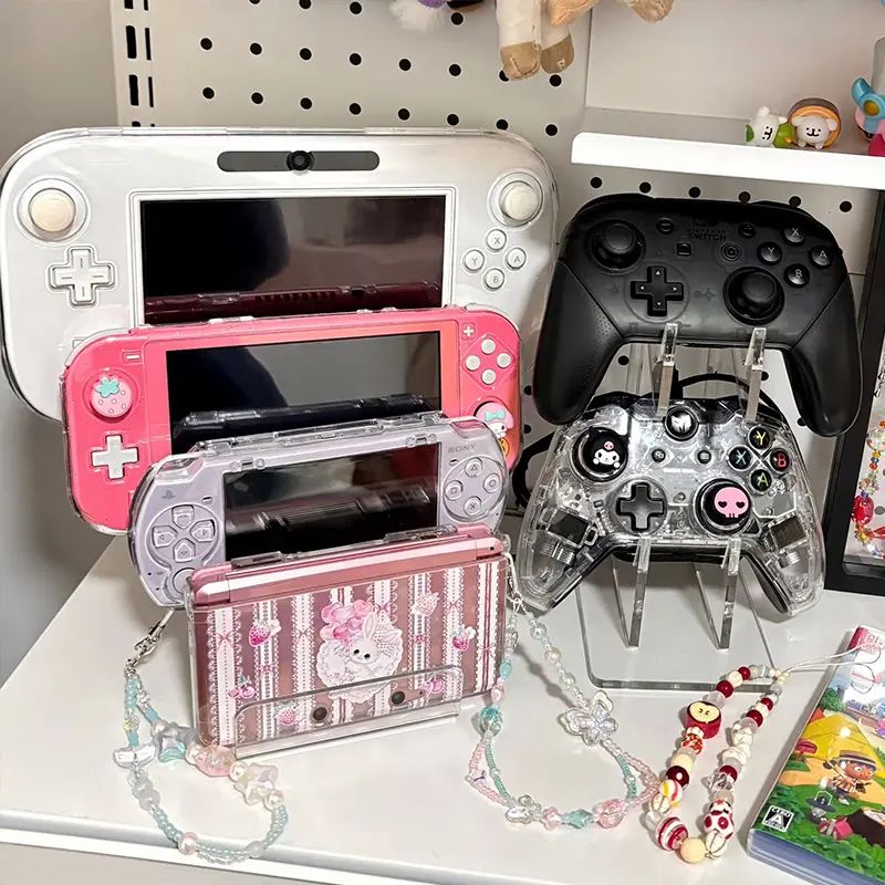 switch游戏机收纳盒亚克力掌机收藏任天堂玩具整理PS手柄展示支架