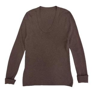 气质满分~秋冬U领细羊毛针织衫显瘦毛衣女软糯百搭显瘦修身打底衫