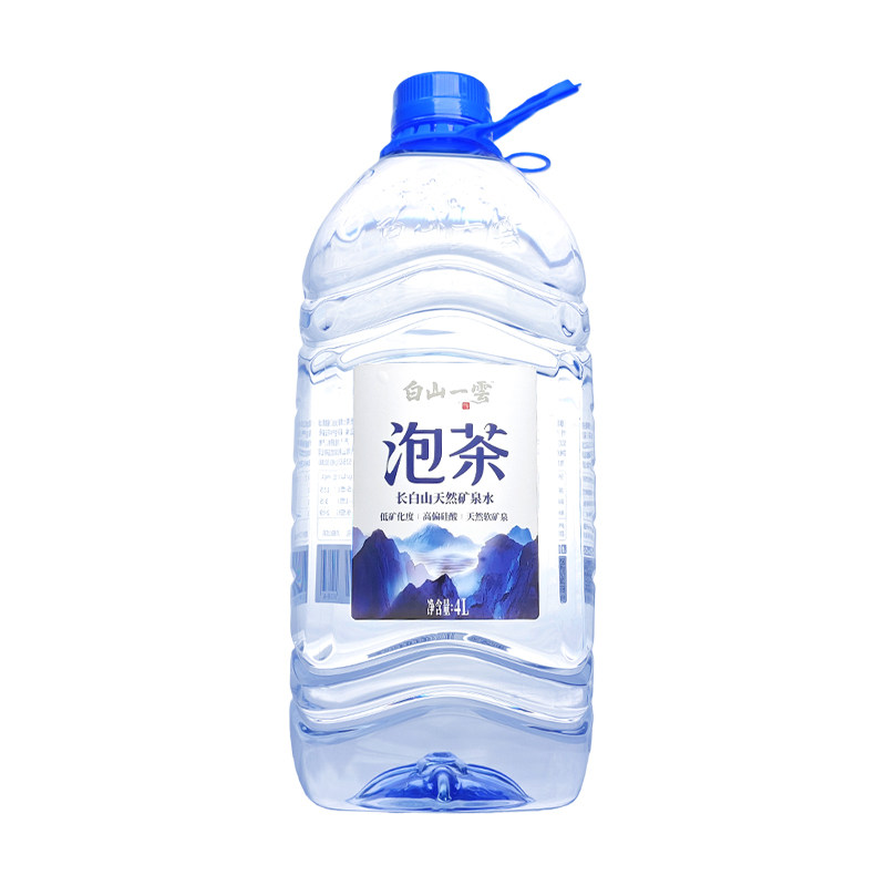 白山一云长白山天然矿泉水4L*4桶