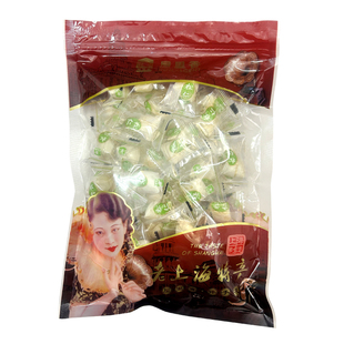 屋里香薄荷松仁粽子糖250g上海传统特产休闲糖果食品网红零食硬糖
