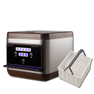 雨生全自动筷子消毒机商用餐厅饭店专用不锈钢款智能筷子机器柜盒