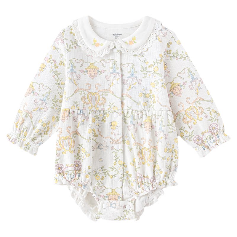 巴拉巴拉婴儿连体衣宝宝纯棉衣服