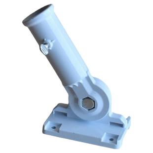 铝合金斜插墙壁旗座架子户外广告旗杆底座配件灯杆旗插座旗帜架