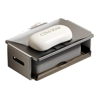 免打孔肥皂盒带海绵擦