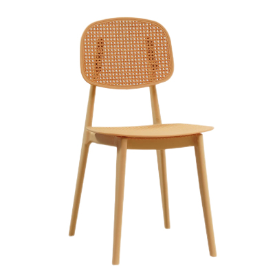 JOJO'SLIFEPD仿藤编餐厅椅简约