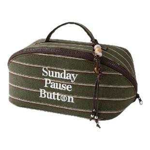 Moreover印象画家立体化妆包高颜值防水女大容量便携旅行收纳包