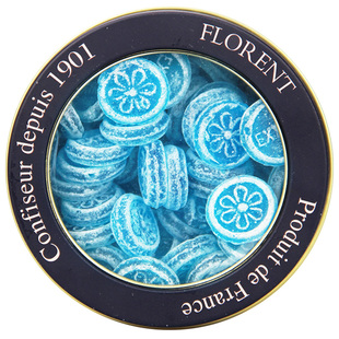 法国费罗伦florent马鞭草糖果礼罐装蜂蜜糖220g薄荷星座生日礼物