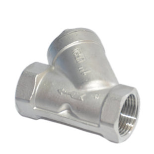 304不锈钢内螺纹过滤器y型201过滤阀门GL11W内丝丝扣过滤网过滤器