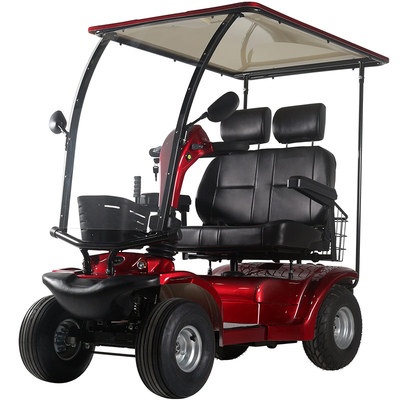 威之群四轮电动双人老年人代步车