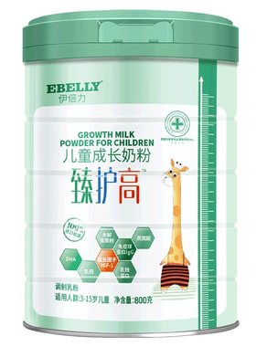 臻护高儿童成长奶粉学生奶粉4段儿童奶粉高钙3-15岁 800g 4罐
