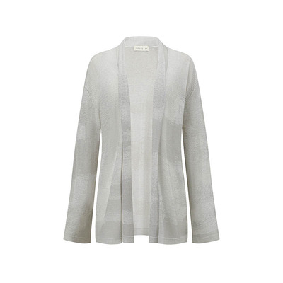 提花廓形开衫设计师品牌