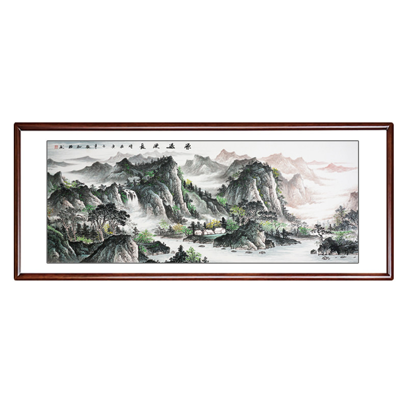 挂画客厅山水画装饰画字画办公室