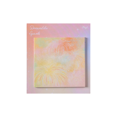 浪漫烟花晕染便利贴有粘性便签本