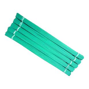 2号胶包纸包花杆玫瑰花丝网花材料DIY手工绿色包胶40cm花杆