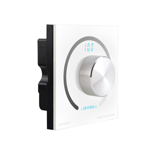 LED灯带调光调色控制器86面板旋钮开关模块RGB三色亮度线性灯驱动