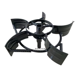 汽柴油微耕机旋耕机爬行板铁轮配件水田防陷松土犁田机防滑鸭脚板