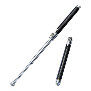 德国甩棍车载合法防身自卫武器实心伸缩棍机械三节打狗棒防狼神器