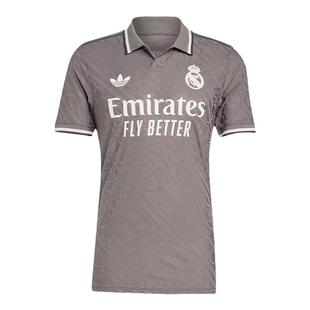 扎吉体育Adidas皇马24-25第二客场球员版球衣短袖男足球服IY1761