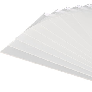 塑料卡片磨砂PP半透明片硬片PVC塑料板0.3-2胶片聚乙烯板片材