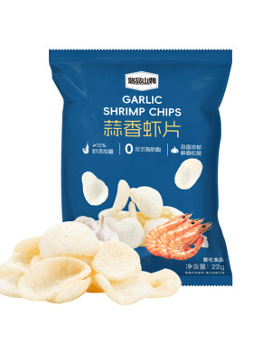 悠品山姆蒜香虾片休闲解馋