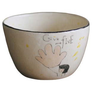 泽滕家双耳盘子6寸甜品蛋糕吐司面包早餐一人食骨碟个性原创餐具