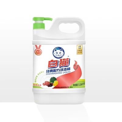 白猫经典配方洗洁精3.288kg