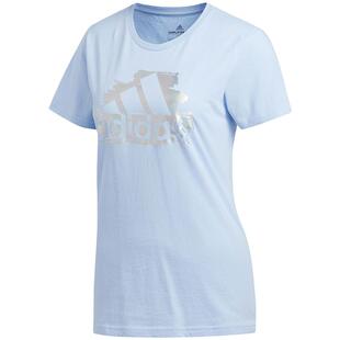Adidas/阿迪达斯正品夏季女子运动圆领短袖T恤ED8169 ED8145