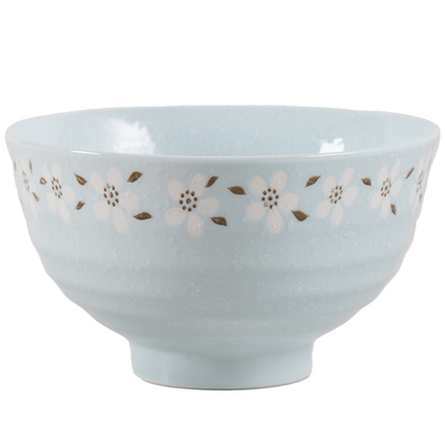 肆月日式釉下彩工艺米饭碗