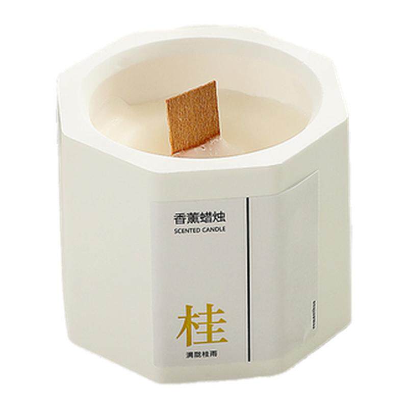 桂花香薰蜡烛卧室家用房间熏香女生小众高级礼物伴手精油香氛