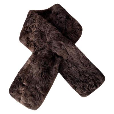 小湖羊皮毛一体围巾保暖柔软冬季